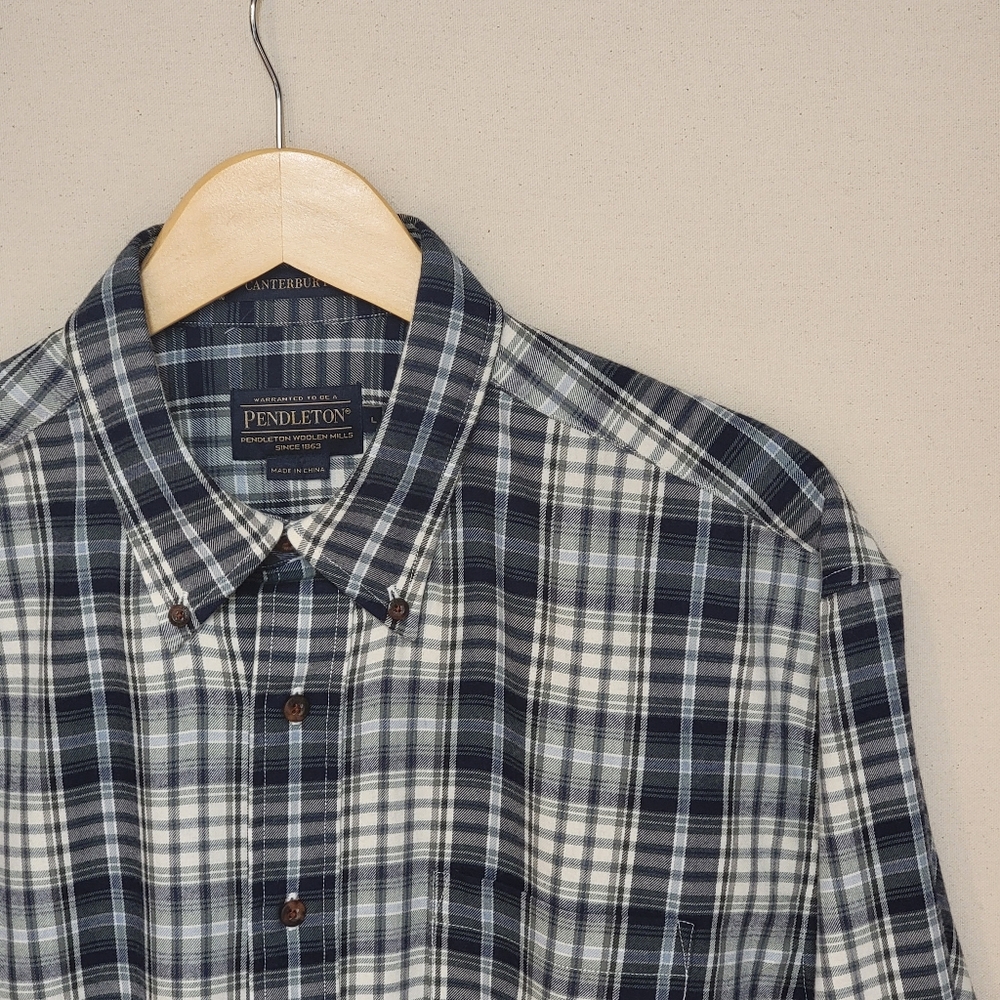 Pendleton Wool Blend Button Down L